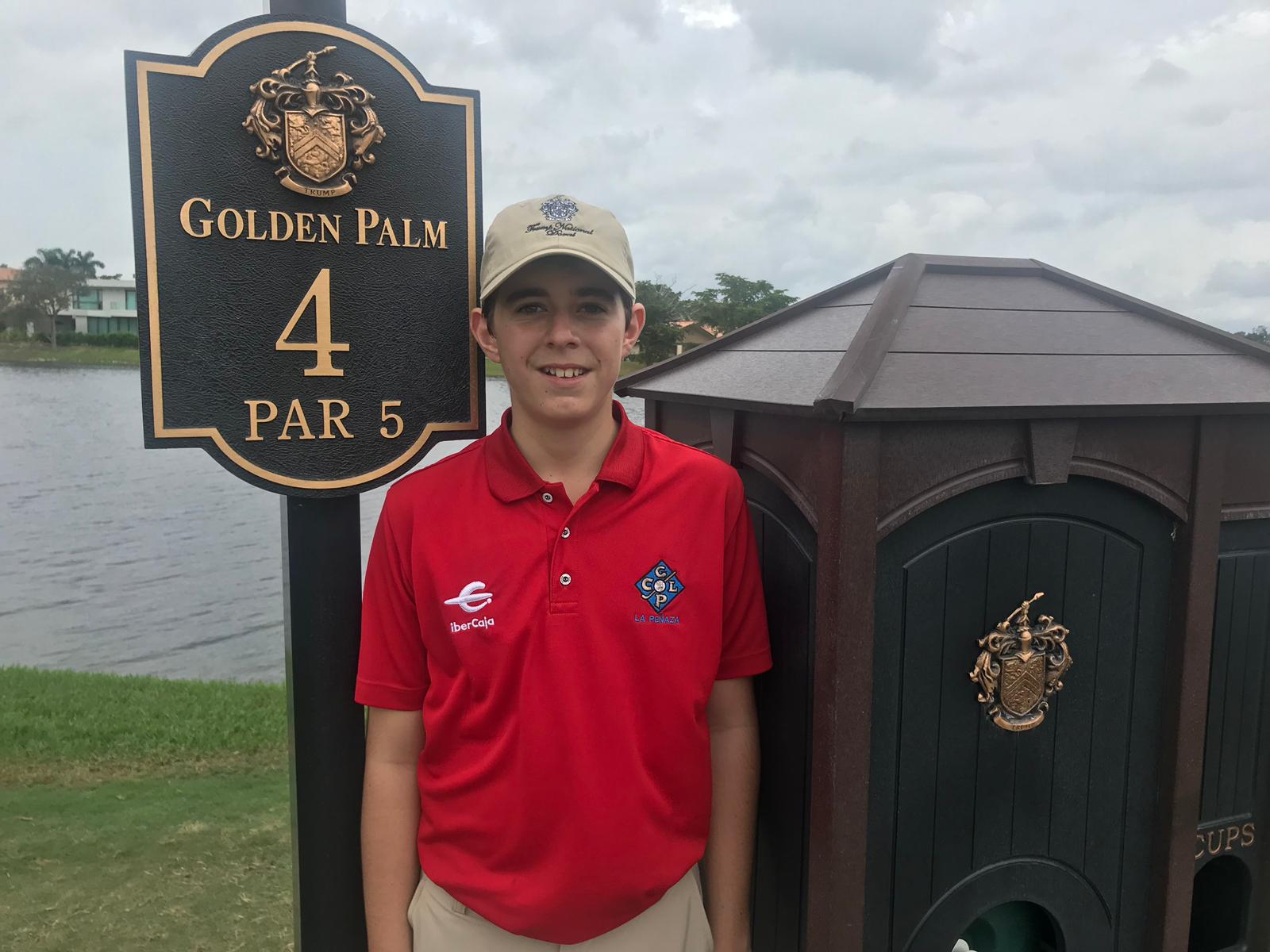 Andrés Asín, puesto 11 en el Doral Publix Junior Golf Classic